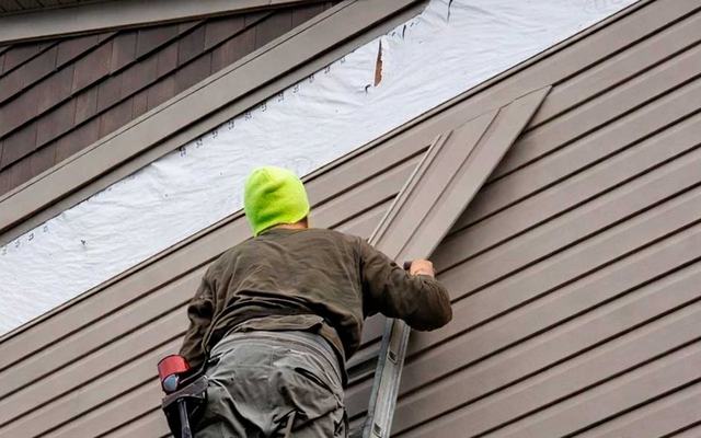Fiber Cement on a home
